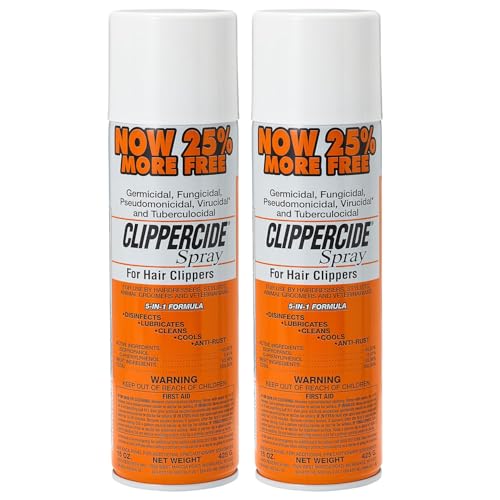 Clippercide 5-in-1 clipper spray, 15 oz, pack of 2